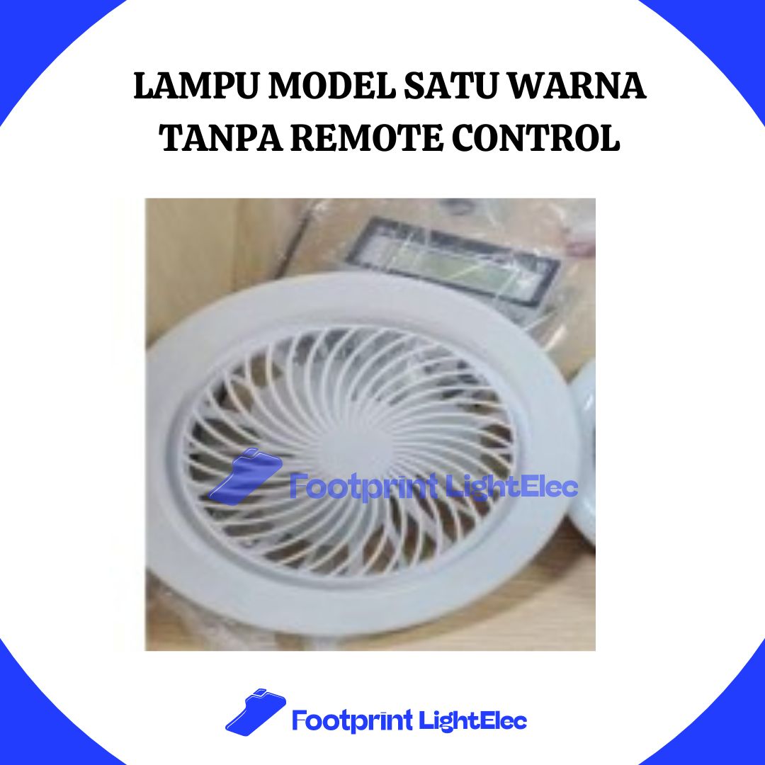 Lampu Model Satu Warna Tanpa Remote Control